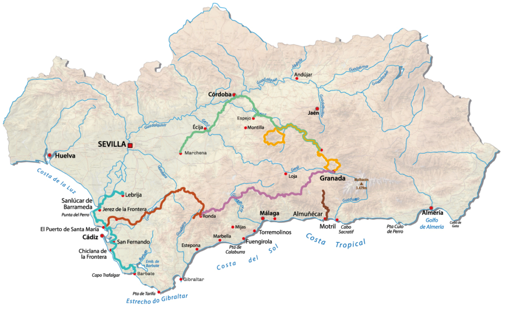 Mapa Andalucia Cycling 4