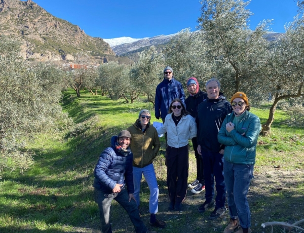 January visit of organic olive farm near Granada