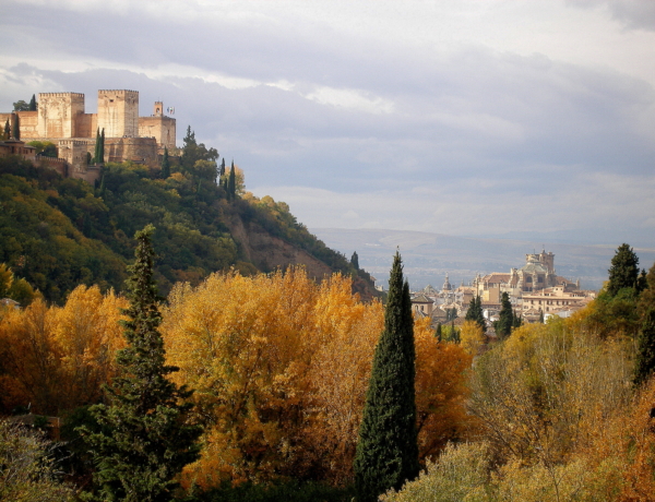 View Of Cathedral & Alhambra Autumn
